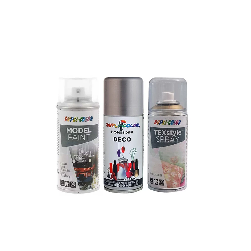اسپری کیلر و اسپری رنگ پارچه طلایی و اسپری دکو نقره ای مدل TEX حجم 150 میلی لیتر مجموعه 2 عددی
