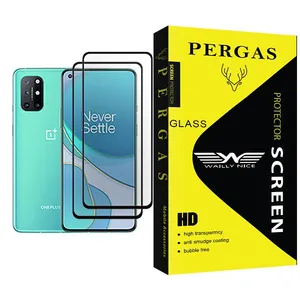 Waily Nice Pergas Glass MIX002 Screen Protector For OnePlus 8T Pack Of 2