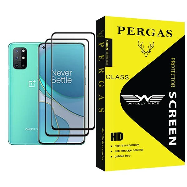 محافظ صفحه نمایش وایلی نایس مدل Pergas Glass MIX002 مناسب برای گوشی موبایل وان پلاس 8T بسته دو عددی