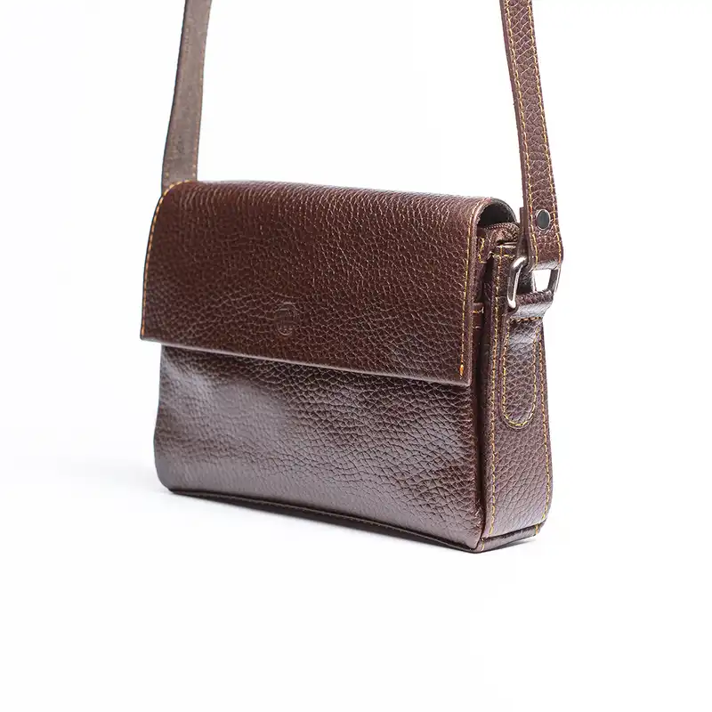 کیف رودوشی زنانه خانه چرم تبریز مدل تانو - چرم فلوتر