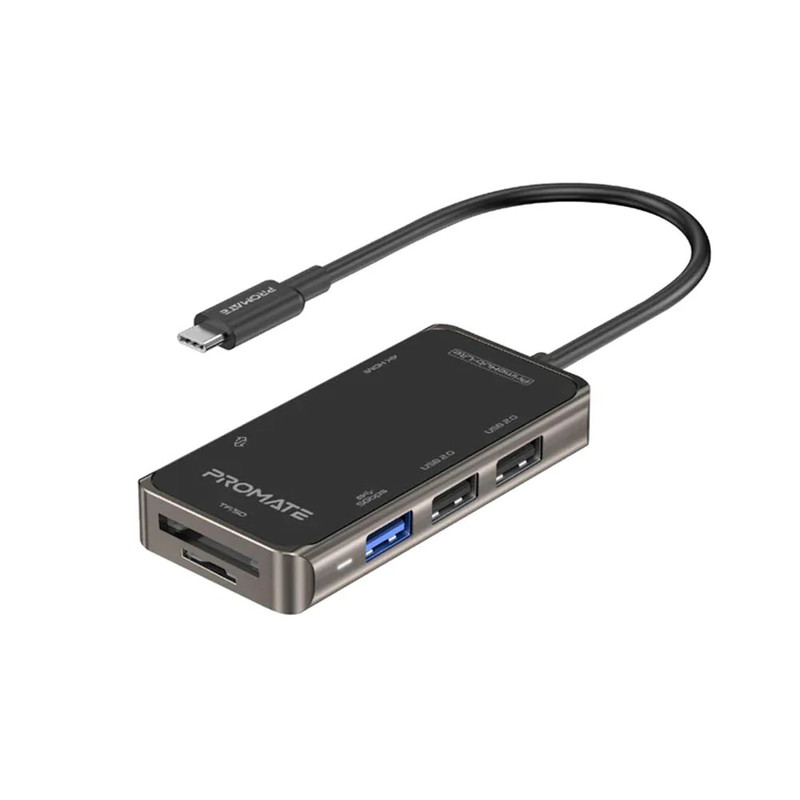 هاب 7 پورت USB-C پرومیت مدل PrimeHub Lite