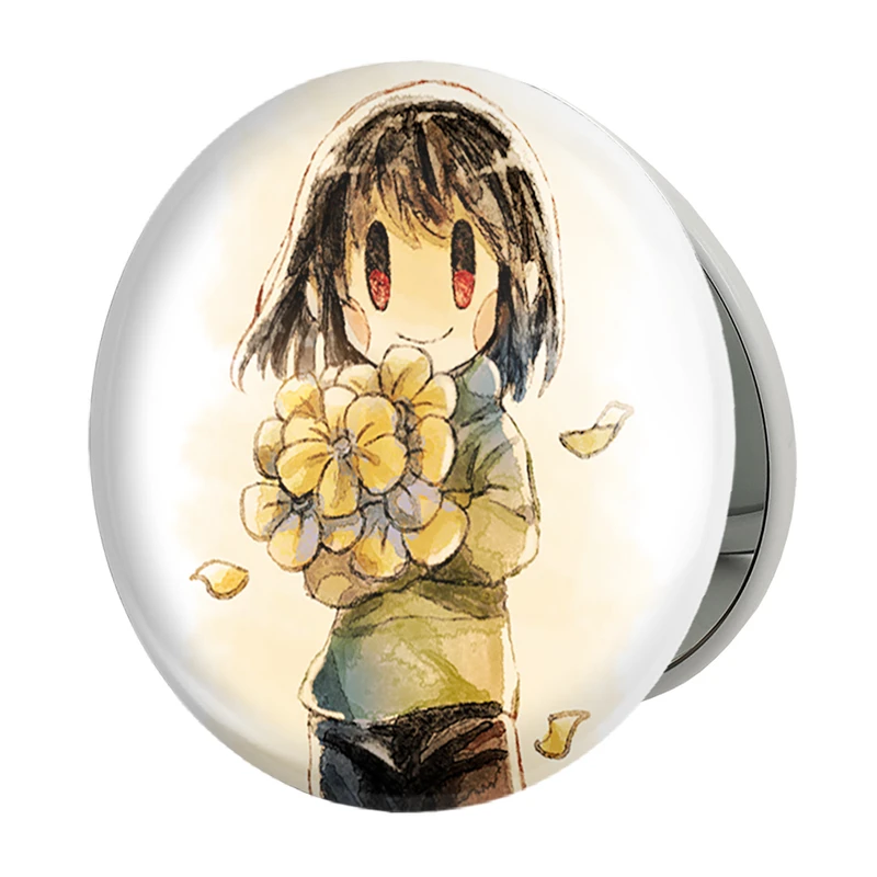 آینه جیبی خندالو طرح بازی آندرتیل (Undertale) مدل تاشو کد 31758