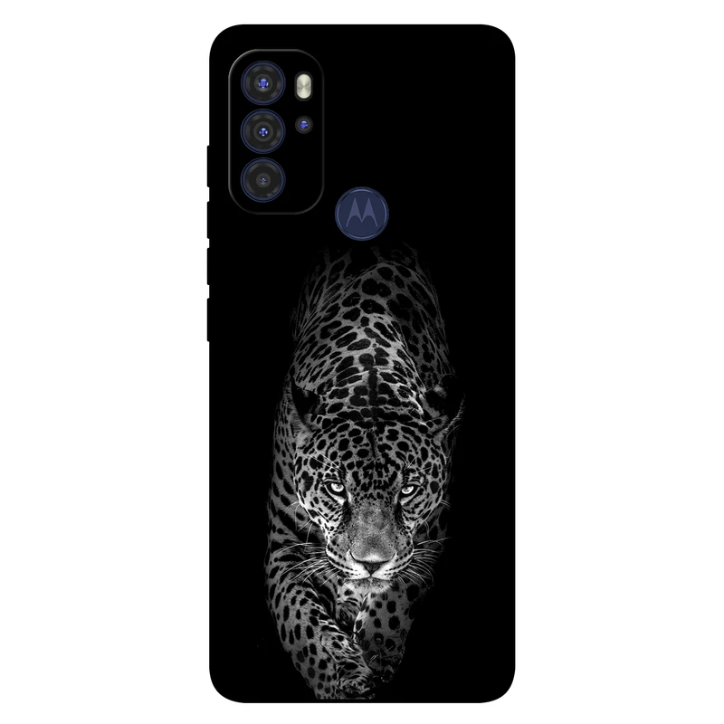 کاور مگافون طرح پلنگ مدل 1879 مناسب برای گوشی موبایل موتورولا Moto G60S