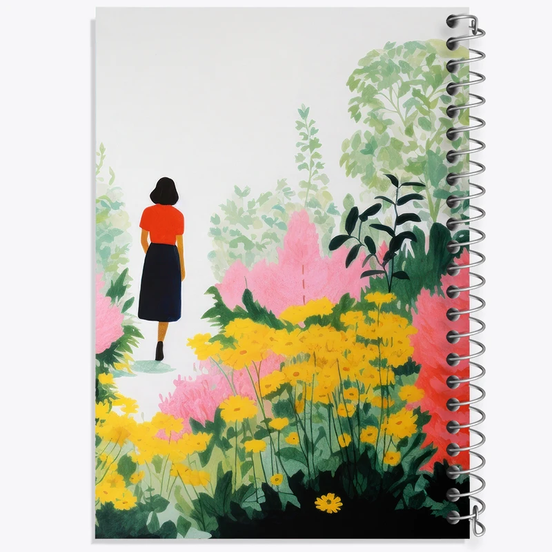 دفتر ژورنال نویسی 50 برگ خندالو مدل نقطه ای طرح دخترانه کد N2390