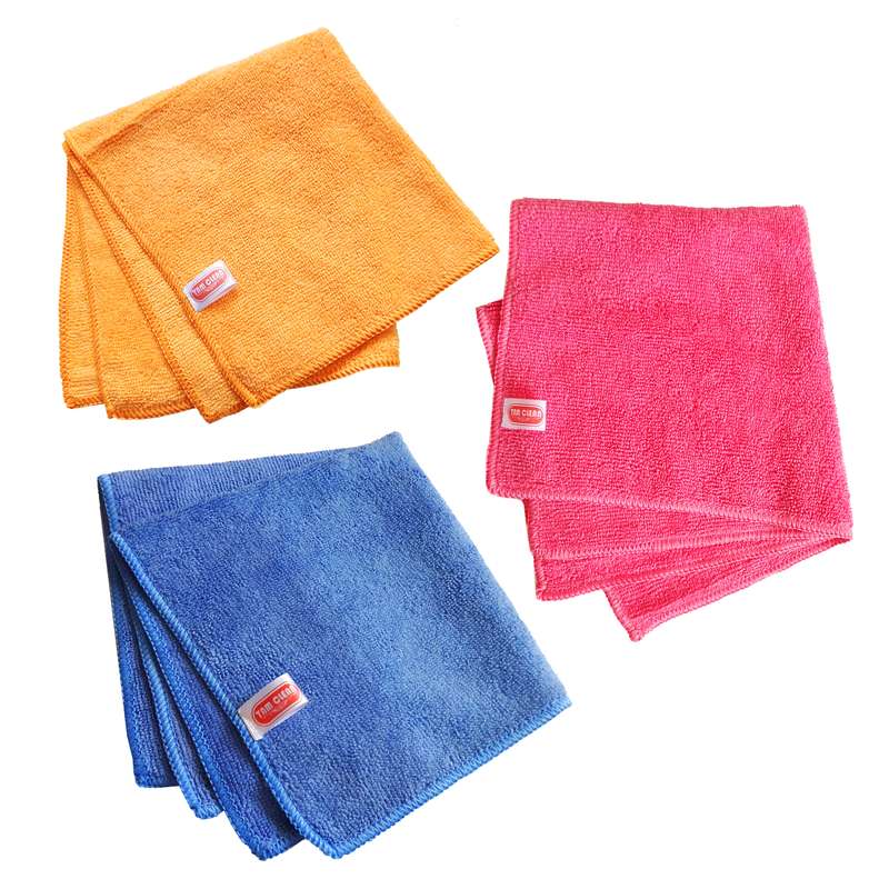 دستمال میکروفایبر ضدخش خودرو تام کلین مدل mfl210s بسته 3 عددی