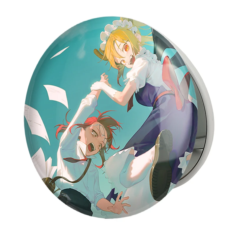 آینه جیبی خندالو طرح توهرو انیمه اژدهای خدمتکار کوبایاشی مدل تاشو کد 36293