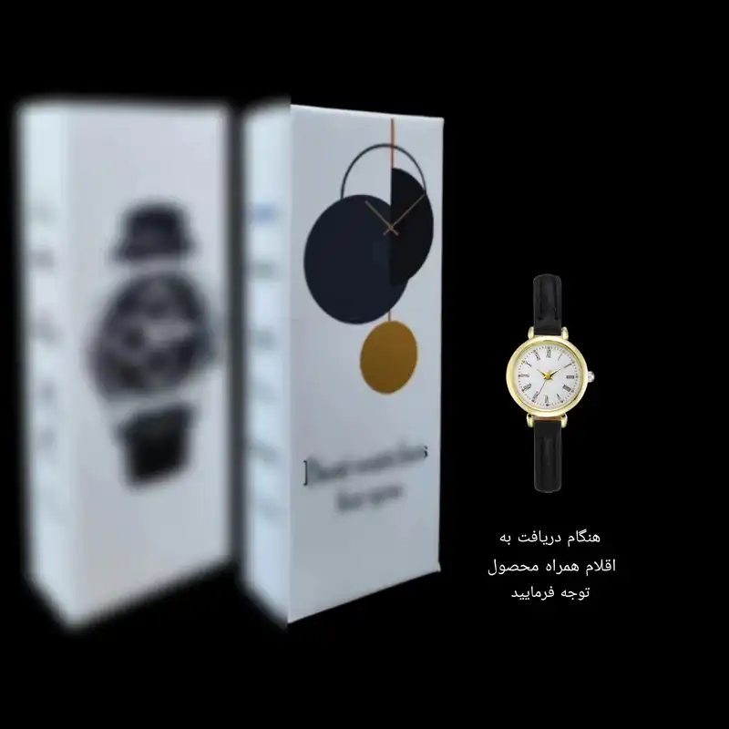 ساعت مچی عقربه ای زنانه مدل کلاسیک بند چرم کد 3