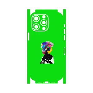 MAHOOT Collage of Women Portrait 3-FullSkin Cover Sticker for Apple iPhone 15 Pro Max