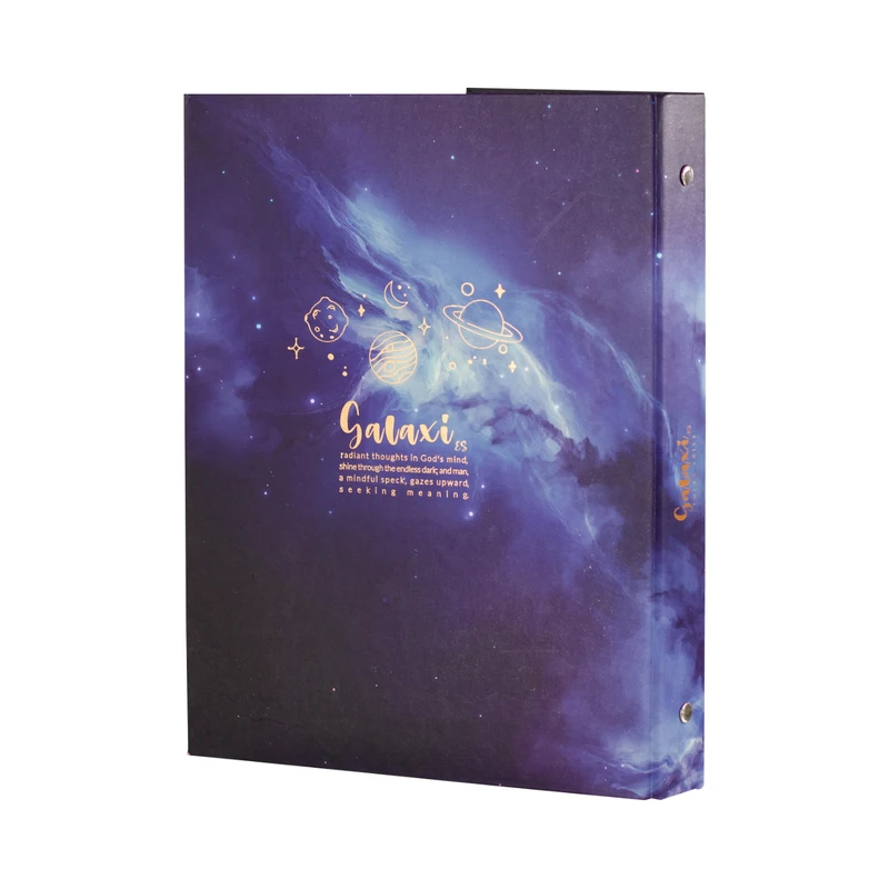 دفتر کلاسوری 100 برگ مدل کهکشانی کد KT26-07