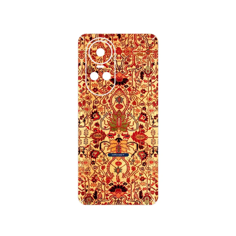 برچسب پوششی ماهوت مدل Persian_Carpet_Yellow مناسب برای گوشی موبایل اپو Reno 10 5G