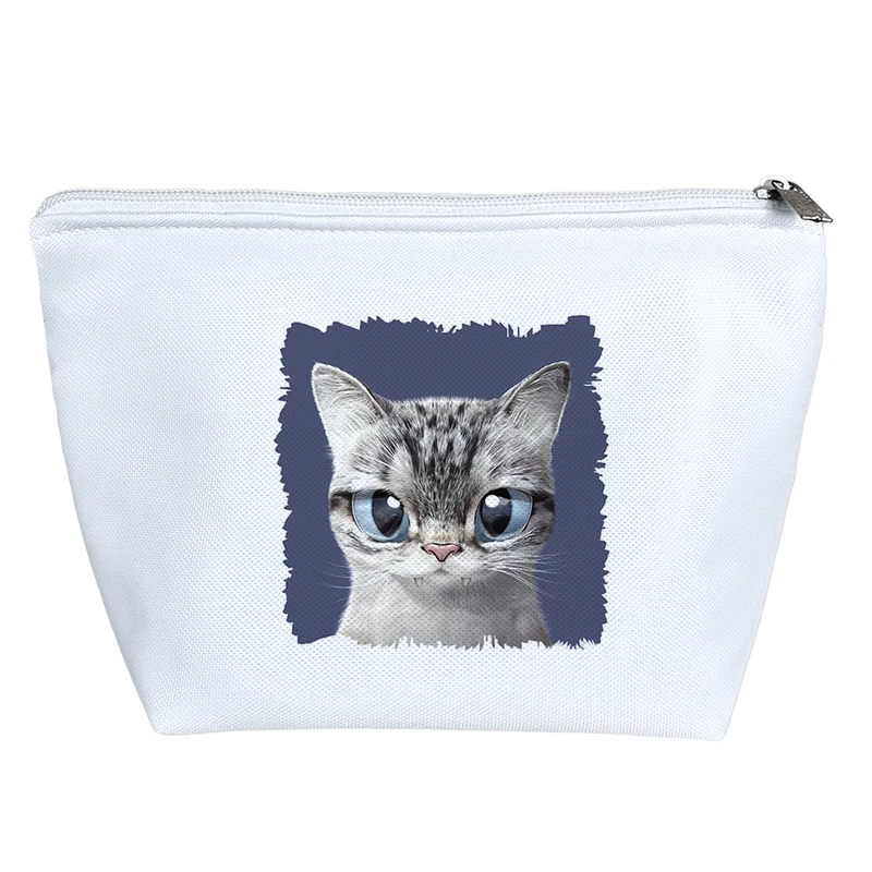 کیف لوازم آرایش دخترانه خندالو مدل گربه کد 2922