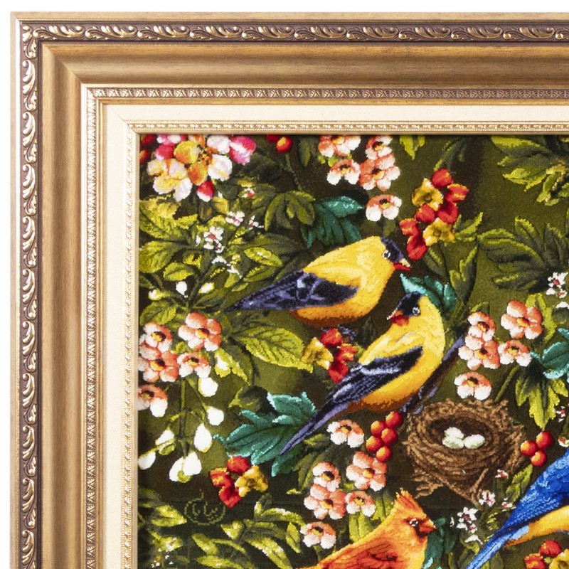 تابلو فرش دستباف سی پرشیا مدل پرندگان کد 903565