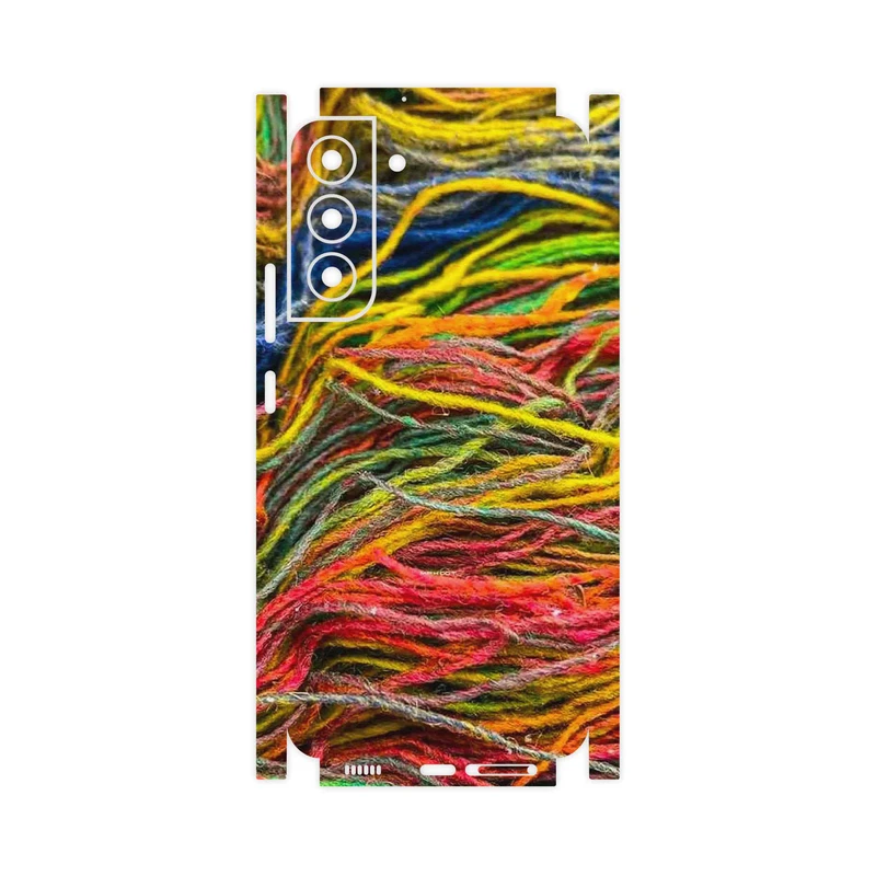 برچسب پوششی ماهوت مدل Fabric Texture 9-FullSkin مناسب برای گوشی موبایل سامسونگ Galaxy S22 Plus 5G