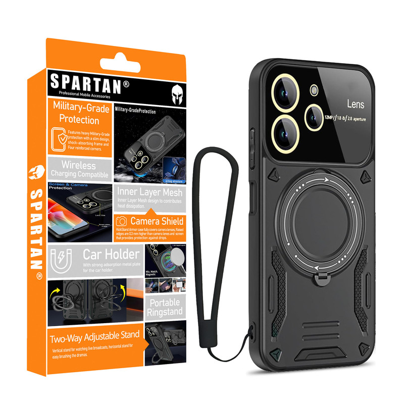 کاور اسپارتان مدل Hybrid Strap مناسب برای گوشی موبایل شیائومی Poco X5 Pro به همراه بند