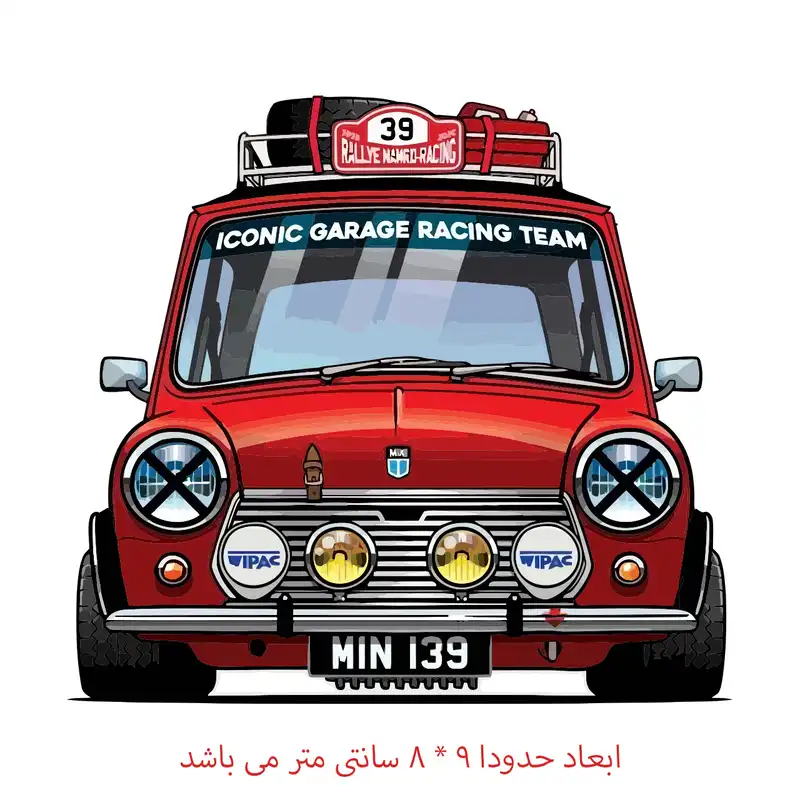 استیکر لپ تاپ طرح مینی ماینر کد 2237