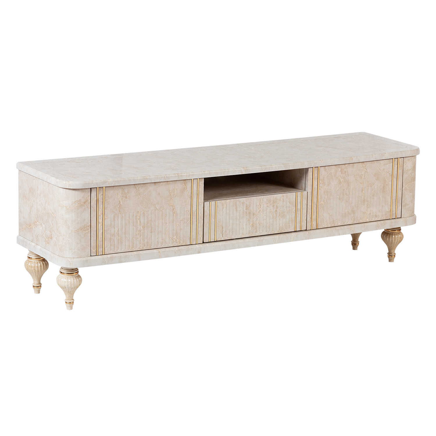 میز تلویزیون مدل الماس طرح سنگ