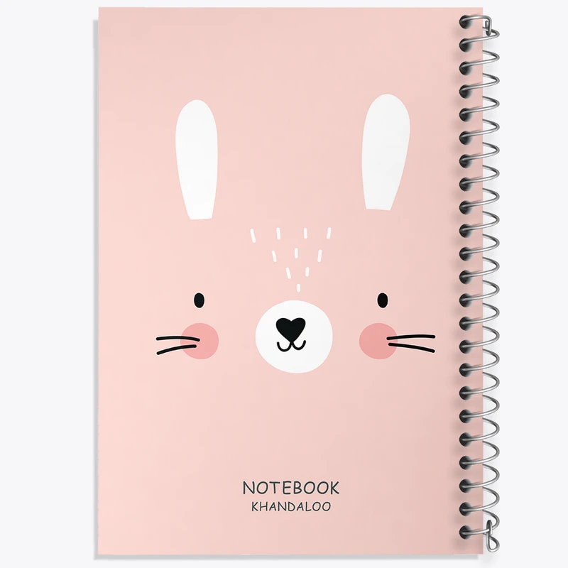 دفتر مشق 100 برگ خندالو طرح خرگوش کیوت کد N1154