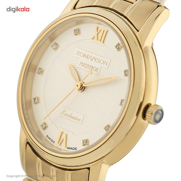 ساعت مچی عقربه ای زنانه رومانسون مدل TM3257LL1GAS1G
