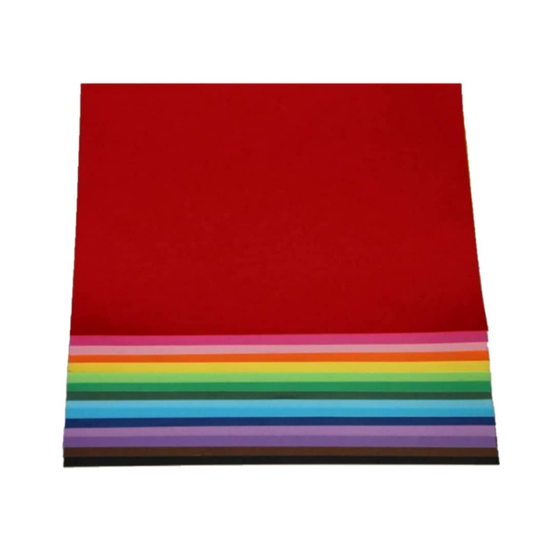 مقوا رنگی تیزو کد T300 سایز 21x30 سانتی متر بسته 300 عددی