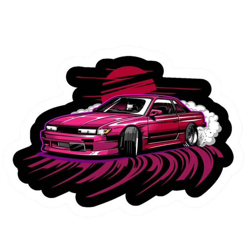 استیکر لپتاپ مدل ماشین دریفتی کد 3681