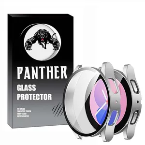 کاور پنتر مدل Tempered Protective مناسب برای ساعت هوشمند سامسونگ Galaxy Watch 4 40mm / Watch 5 40mm به همراه محافظ صفحه نمایش