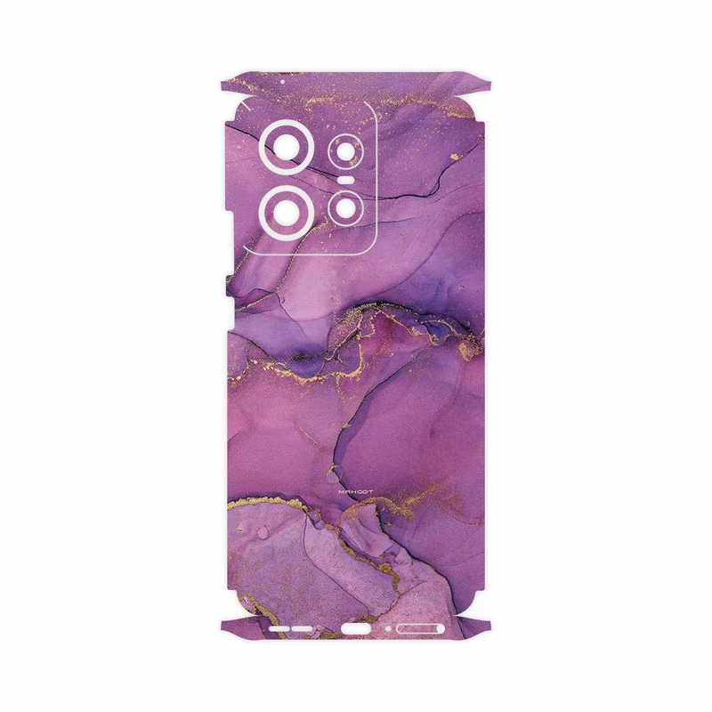 برچسب پوششی ماهوت مدل Purple Marble-FullSkin مناسب برای گوشی موبایل موتورولا Edge 50 Pro