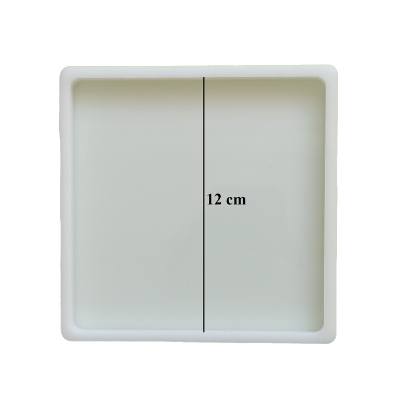 قالب رزین مدل زیر لیوانی طرح مربع کد SQ1