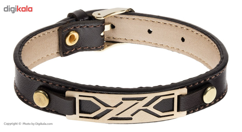 دستبند طلا 18 عیار مردانه مایا ماهک مدل MB0345