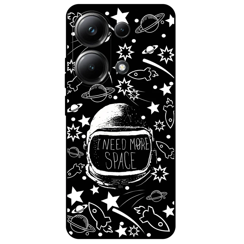 کاور مگافون طرح فضایی مدل 7706 مناسب برای گوشی موبایل شیائومی Poco M6 Pro