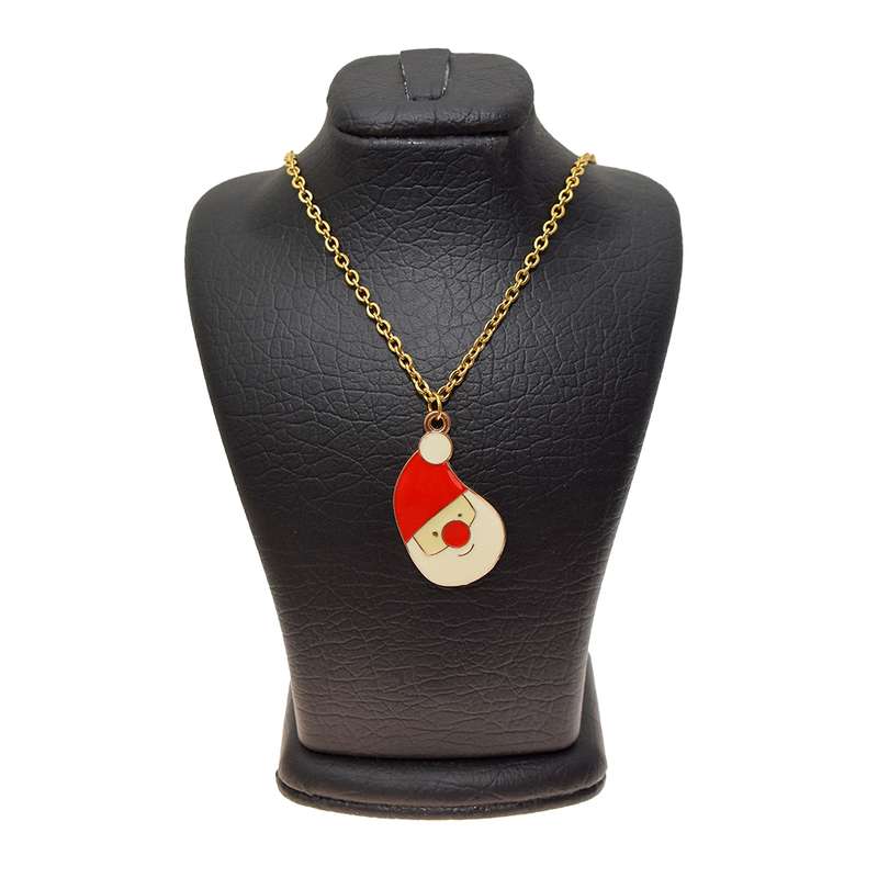 گردنبند دخترانه دلنار گالری مدل بابانوئل