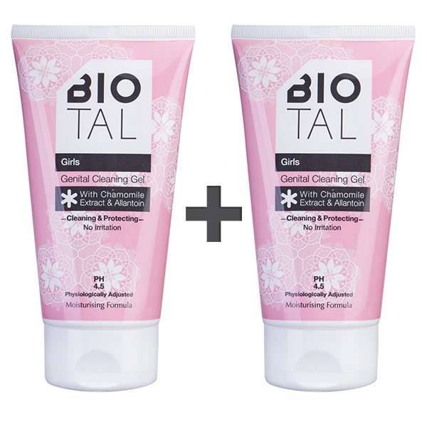 پک ژل بهداشتی 2 عددی دختران بیوتال مدل ژنیتال حجم 150 میلی لیتر
