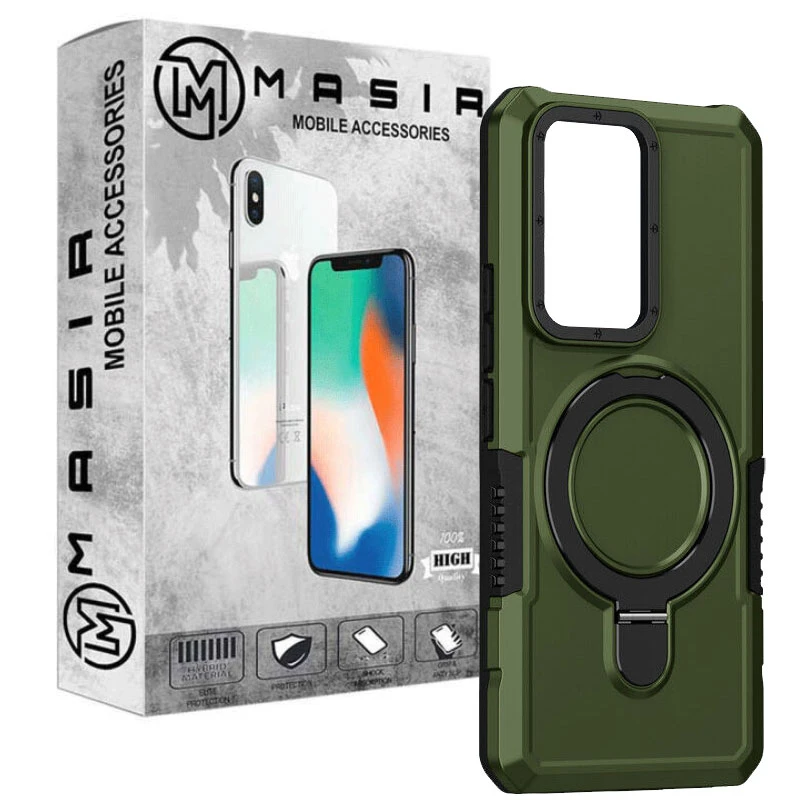 کاور مسیر مدل Shockproof Ring Holder مناسب برای گوشی موبایل سامسونگ Galaxy S23 FE
