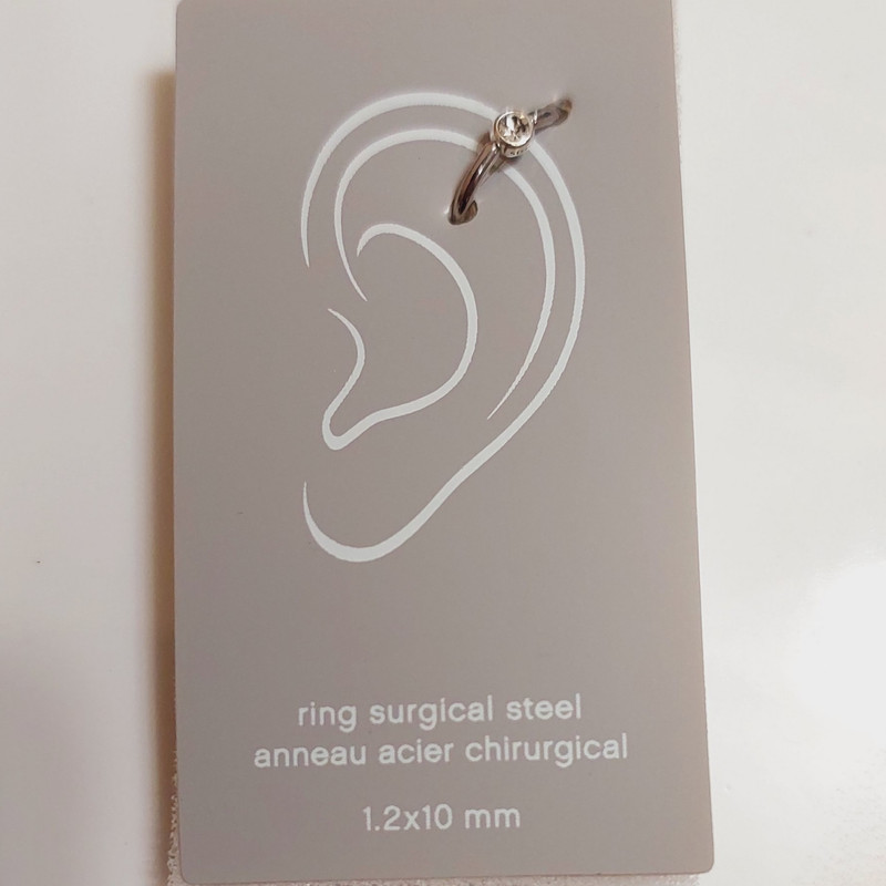 پیرسینگ نقره زنانه مدل 03