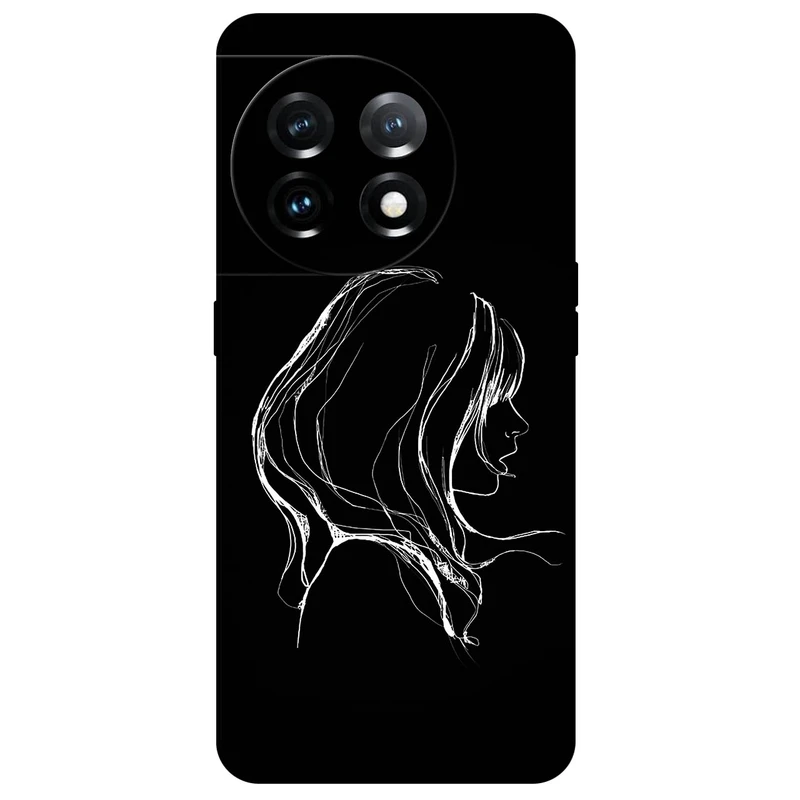 کاور مگافون طرح دخترانه مدل 7766 مناسب برای گوشی موبایل وان پلاس 11 5G