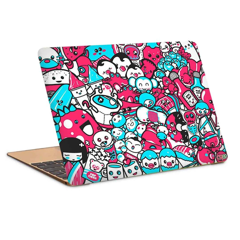استیکر لپ تاپ طرح grafitti pattern 29کد c-346مناسب برای لپ تاپ 15.6 اینچ