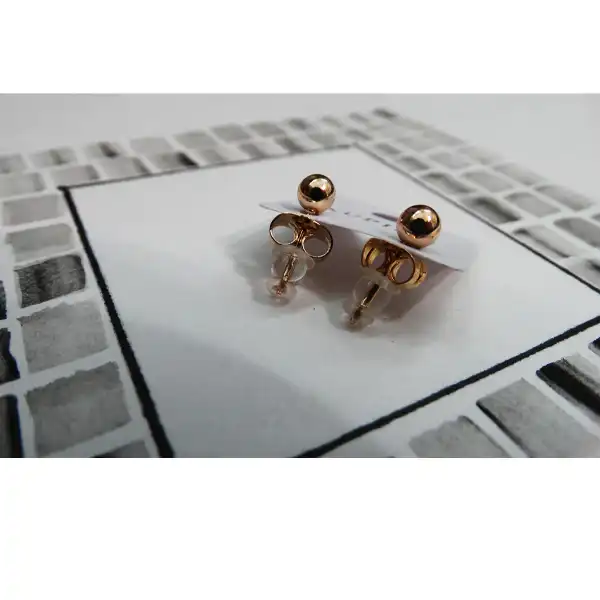 گوشواره زنانه ژوپینگ مدل کروی توپی کد G 492