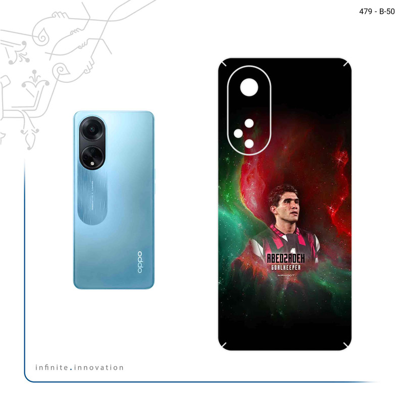 برچسب پوششی ماهوت مدل Ahmad Reza Abedzadeh مناسب برای گوشی موبایل اپو A98