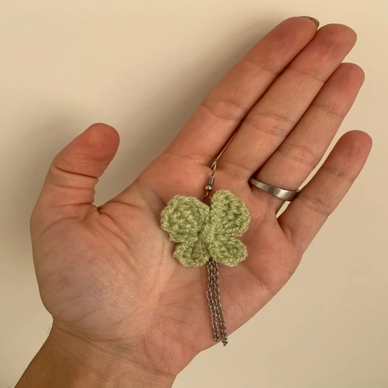 عکس شماره 4 : ست گردنبند و گوشواره دست ساز زنانه مدل پروانه کد p1