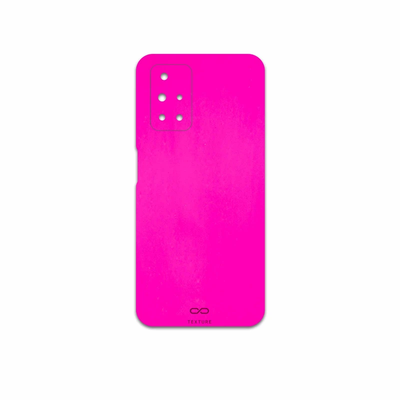 برچسب پوششی ماهوت مدل Phosphorus-Pink مناسب برای گوشی موبایل شیائومی Redmi 10