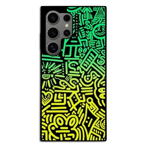 AKAM AMC-WSGS24U-DOODLE16 Cover For Samsung Galaxy S24 Ultra