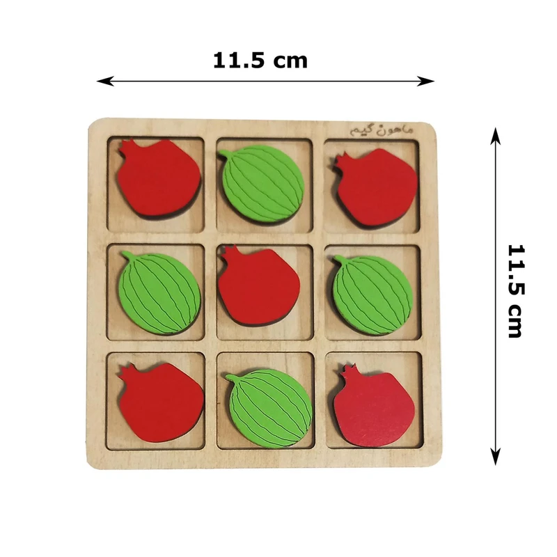 عکس شماره 3 : بازی فکری ماهون گیم مدل دوز  طرح یلدا کد xo1