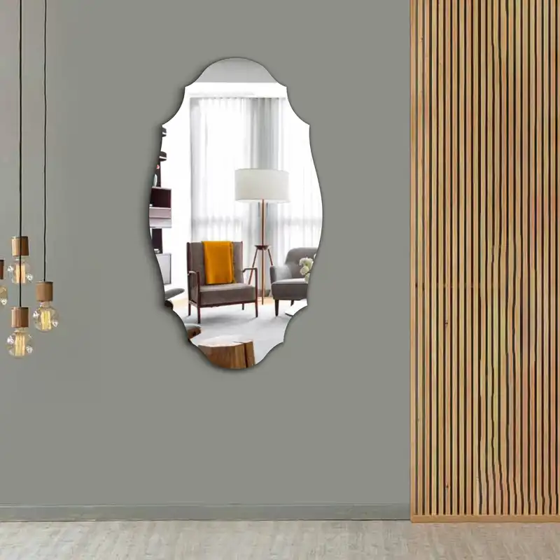 آینه تجسم طرح دفرمه مدل ژینا