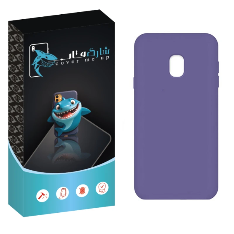 کاور شارک قاب مدل سیلیکونی مناسب برای گوشی موبایل سامسونگ Galaxy J7 Pro