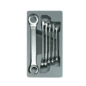 آچار دوسر رینگی چاکدار فورس کد 5066-6  مجموعه 6 عددی