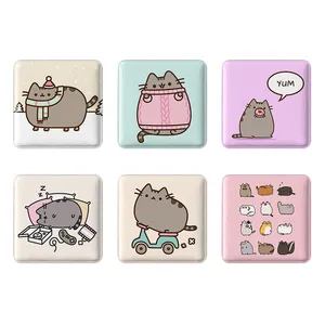 مگنت خندالو طرح پوشین گربه بامزه pusheen کد 1717A مجموعه 6 عددی