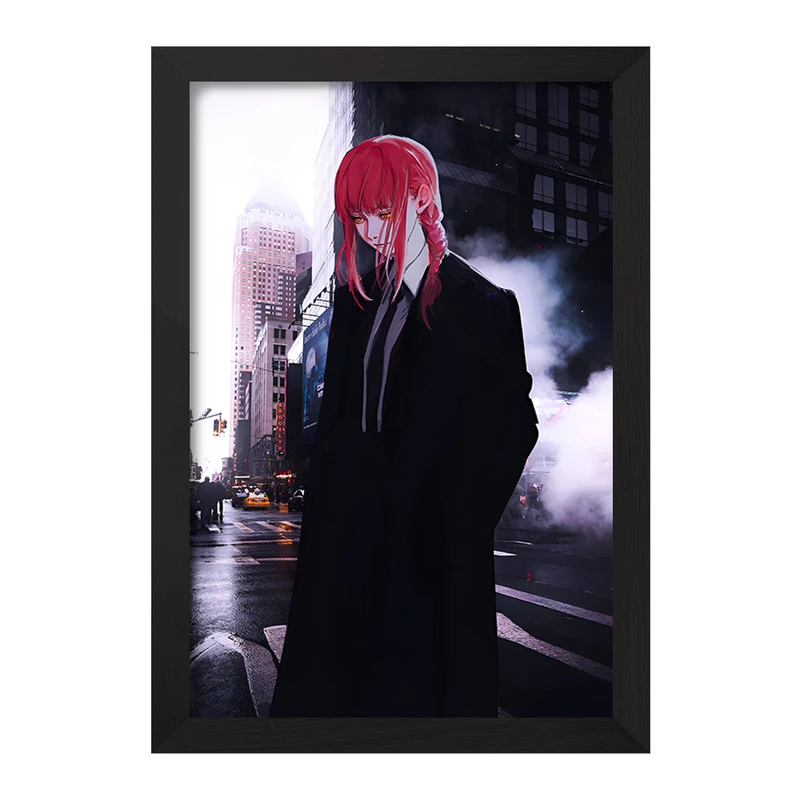 تابلو خندالو مدل انیمه مرد اره ای کد F9059