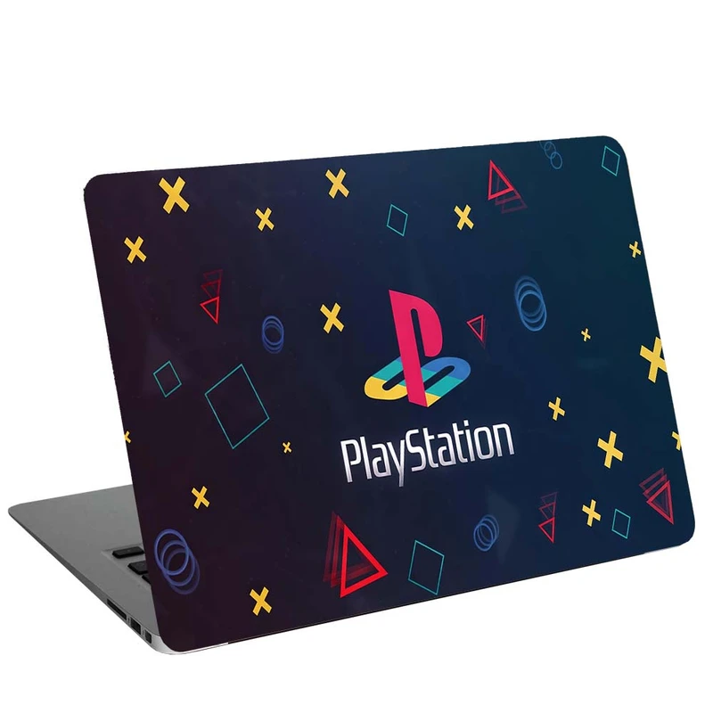 استیکر لپ تاپ مدل playstation logo background G-2046 مناسب برای لپ تاپ 15.6 اینچ