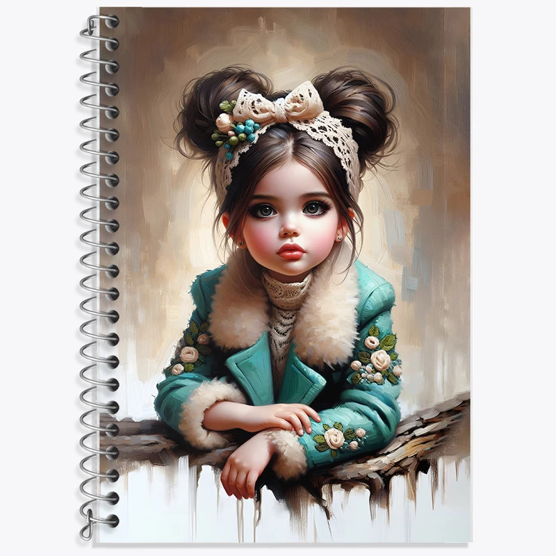 دفتر نت موسیقی 50 برگ خندالو طرح دخترانه کد F5517