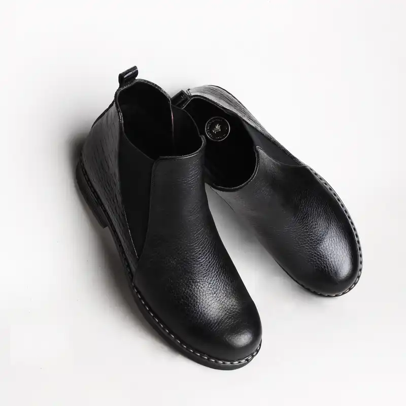 نیم بوت زنانه کفش مسعود تبریز مدل Chelsea - 0122