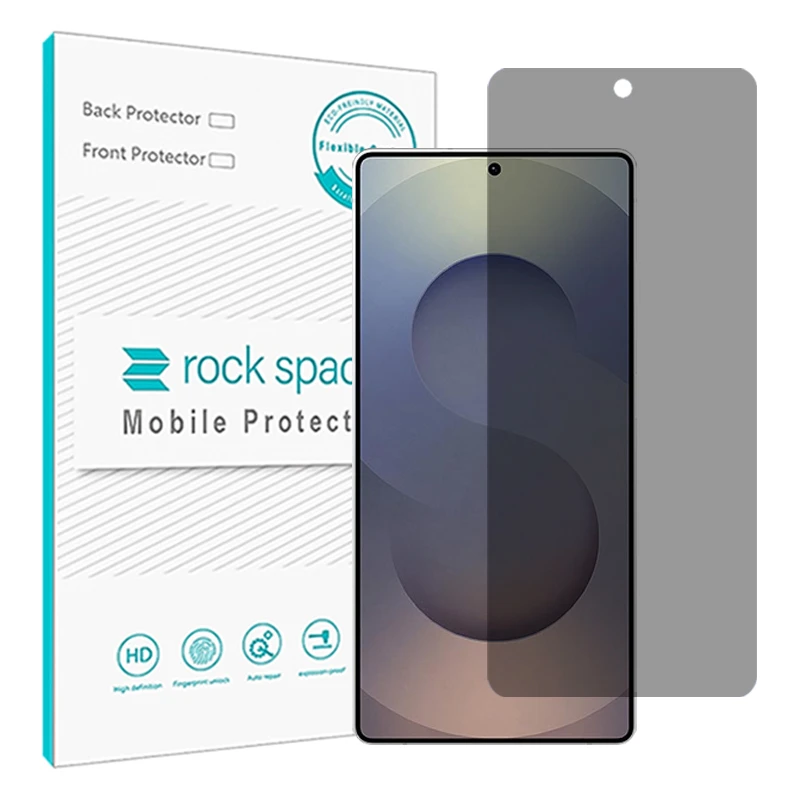 محافظ صفحه نمایش حریم شخصی راک اسپیس مدل هیدروژلی مناسب برای گوشی موبایل سامسونگ Galaxy S25 Ultra